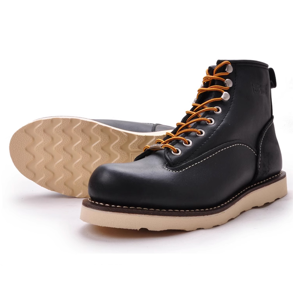 Work Boot Steel Toe - 남성 패션 정품 가죽 오토바이 부츠