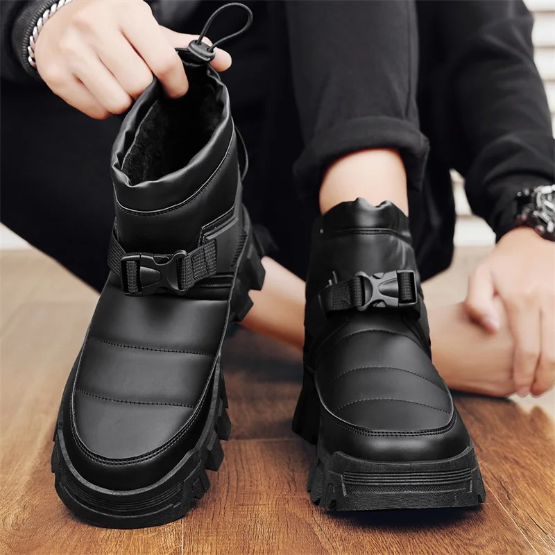 Men Shoes Online - 남성용 겨울 두꺼운 따뜻한 스노우 부츠