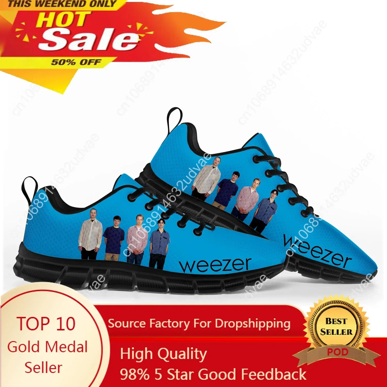 Men Shoes High - Weezer 스포츠 신발 남성 여성 운동화