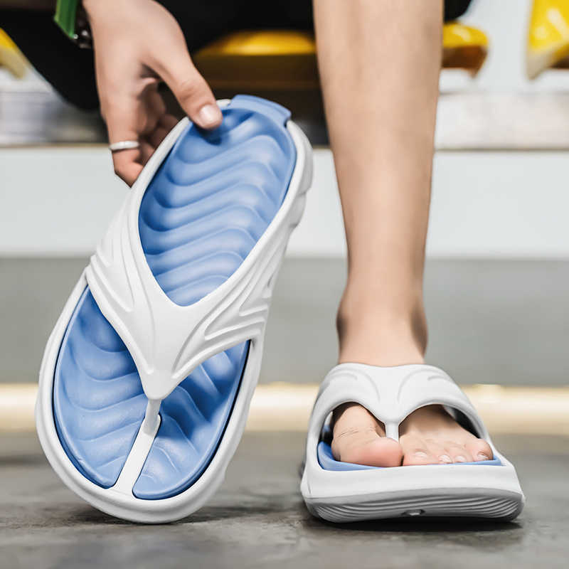 Men Shoes Offer - T 스트랩 봄-가을 사무실 슬리퍼 스포츠