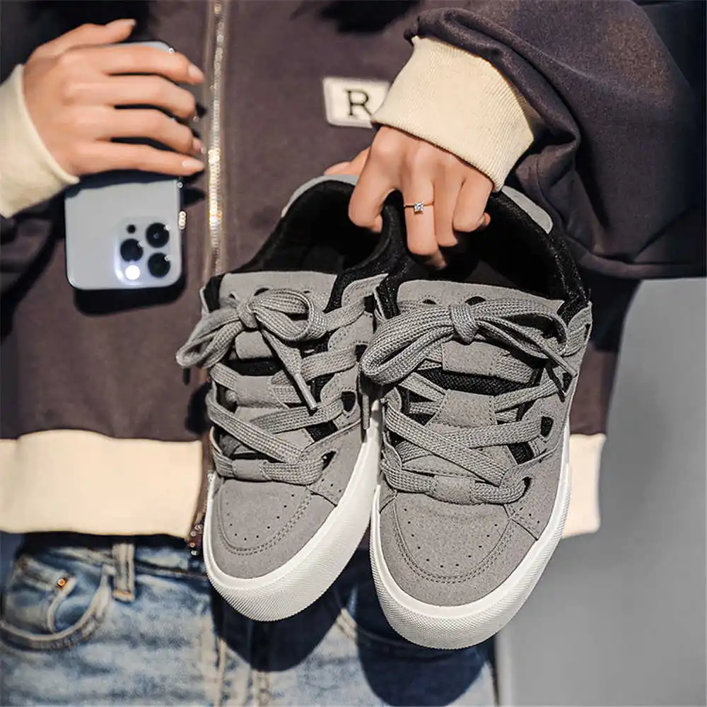Men'S Shoes Expensive Brands - 여성용 레이싱이 있는 힙합 학교 신발,