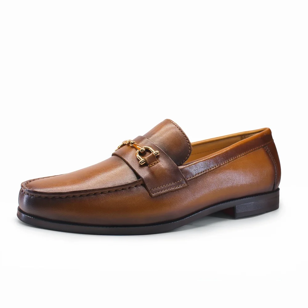 Loafer Slip On Men - 남성 로퍼 드레스 슈즈 라운드 토