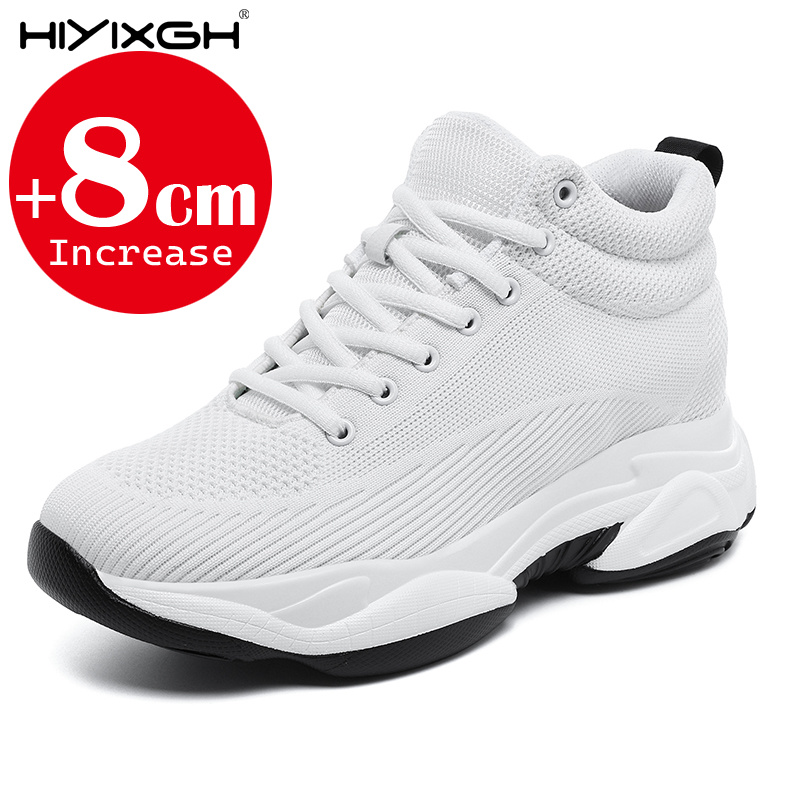 남성 여성 8cm 높이 증가 운동화 메쉬 통기성 하이탑 - Men'S Shoes With Height Increase 리뷰 및 가격