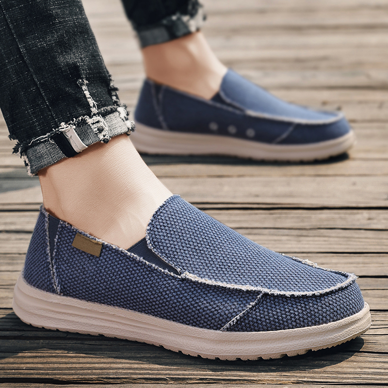 야외용 미끄럼 방지 운동화 편안한 여름 데님 캔버스 남 - Loafer Slip On Men 리뷰 및 가격