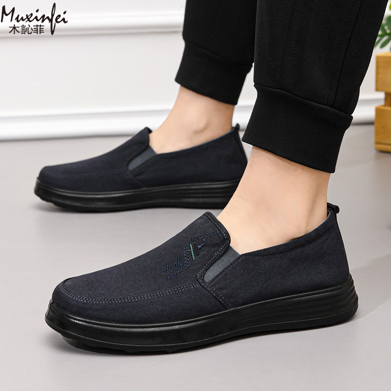 2026 봄/가을 신상 캔버스화 남성 통기성 편안한 천 - Loafer Slip On Men 리뷰 및 가격