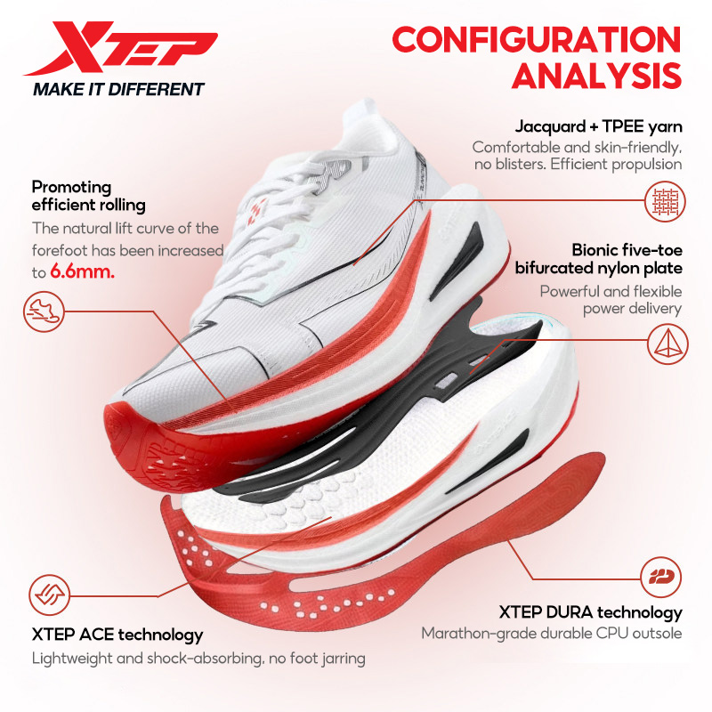 Xtep 원피스 모델링 5.0 내구성 리바운드 높이 증 - Men'S Xtep Shoes 리뷰 및 가격