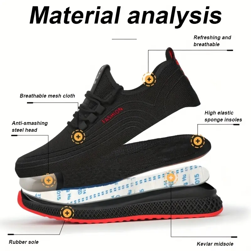 방진, 방천, 파괴 불가능한 광산 작업화, 스틸 토 안 - Work Boot Steel Toe 리뷰 및 가격