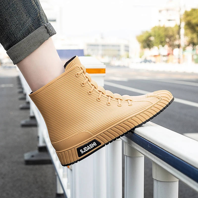 다목적 캐주얼 짧은 배럴 방수 신발 남성 여성 양털 따 - Men Shoes Online 리뷰 및 가격
