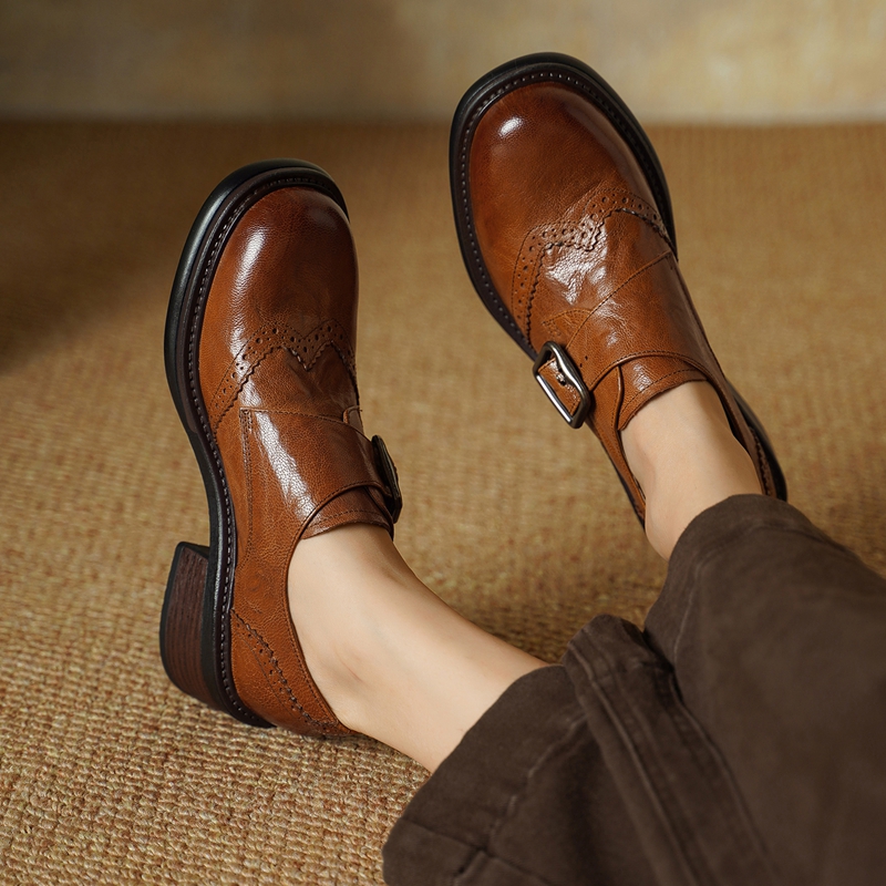 2027 여성을위한 새로운 버클 브로그 신발 빈티지 옥 - Oxford Brogue Leather 리뷰 및 가격