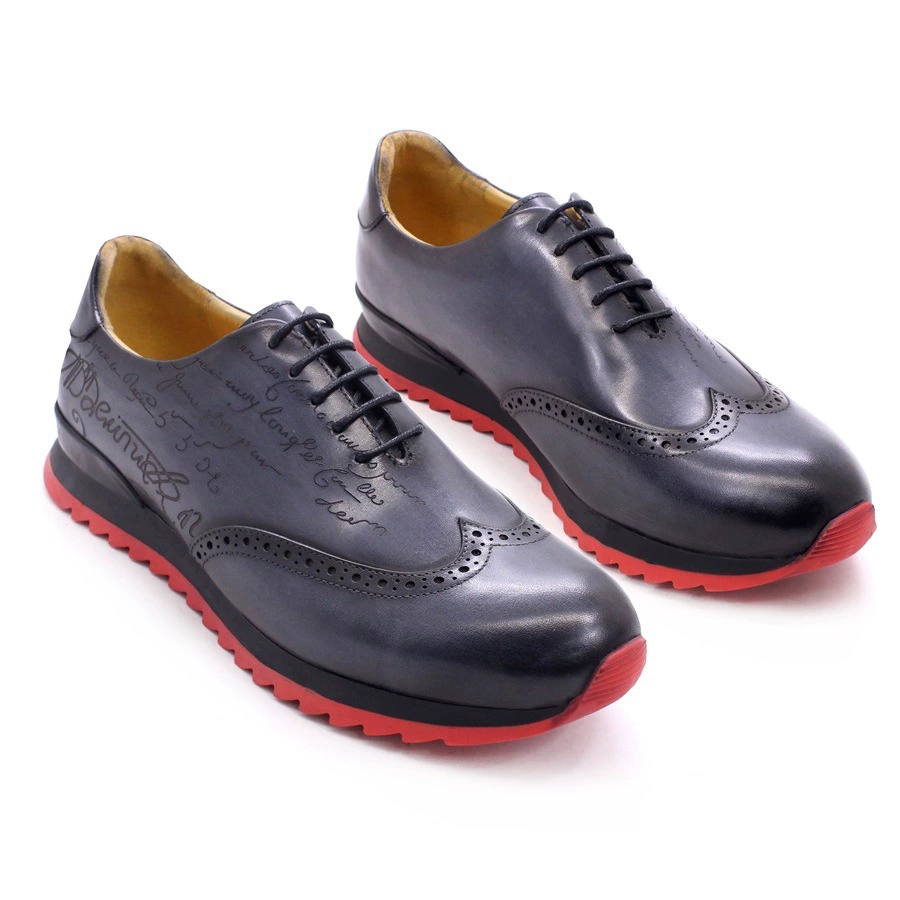 럭셔리 디자이너 남성 옥스포드 스니커즈 암소 정품 가죽 - Oxford Brogue Leather 리뷰 및 가격
