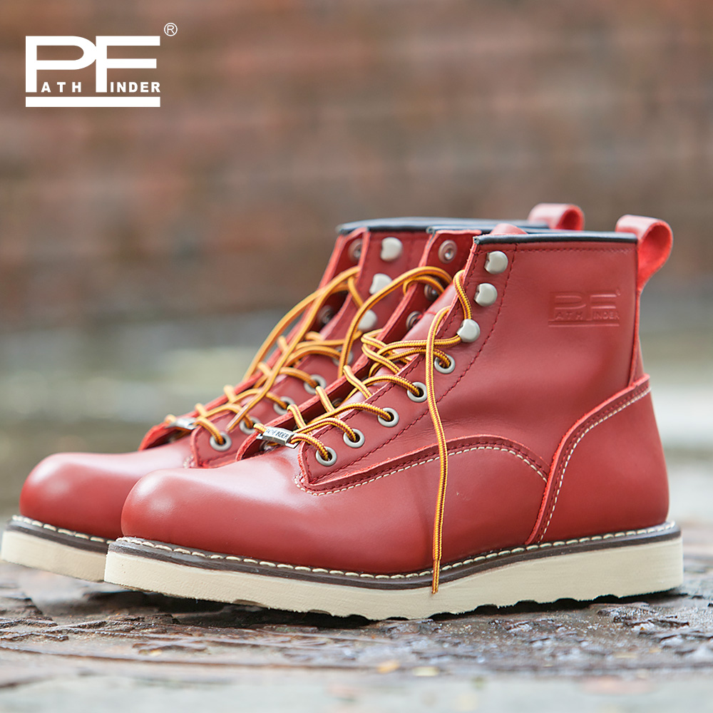 남성 패션 정품 가죽 중간 길이 스틸 토 미끄럼 방지  - Work Boot Steel Toe 리뷰 및 가격