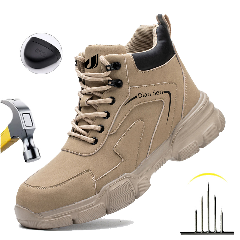 남성용 작업화 스틸 토 슈즈 파괴 불가능한 건설 현장  - Work Boot Steel Toe 리뷰 및 가격