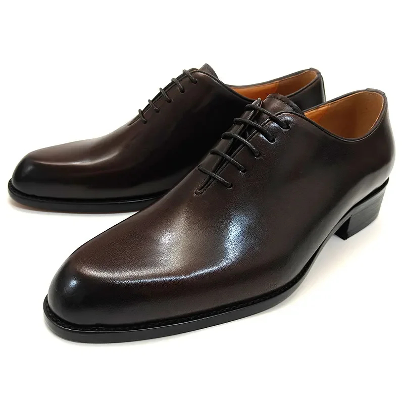 성공적인 남성 가죽 신발 Gentalman 레이스 업  - Oxford Brogue Leather 리뷰 및 가격