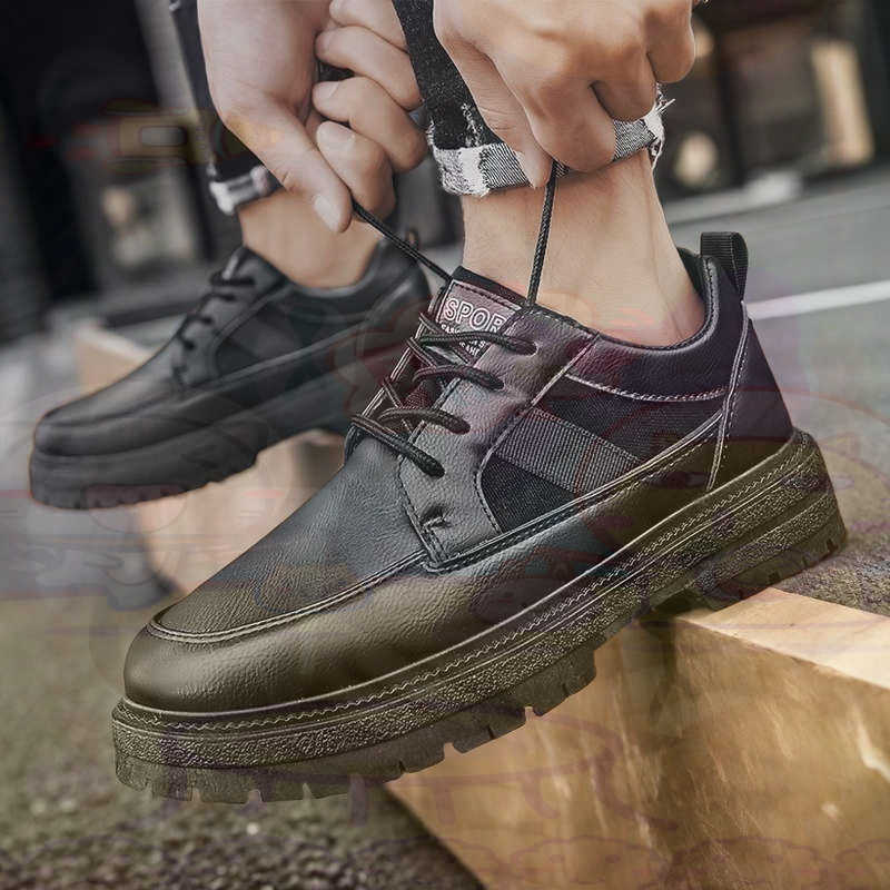 어두운 천연 가죽 패션 트레이너 테니스 남성 운동화 패 - Men'S Shoes Expensive Brands 리뷰 및 가격