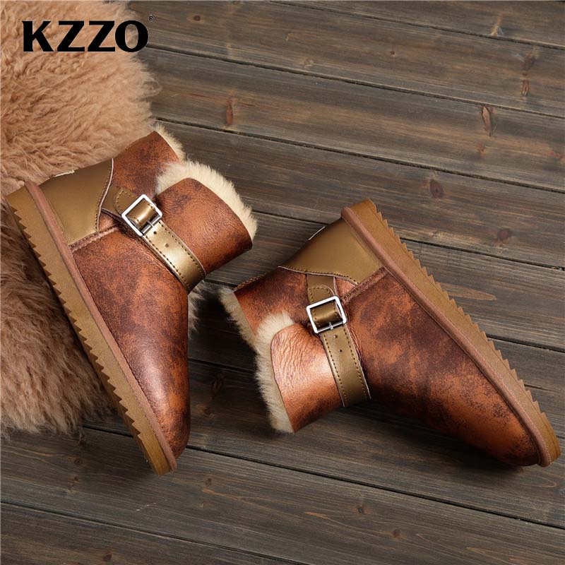 KZZO 2025 신사복 캐주얼 진짜 양피 가죽 겨울  - Men Shoes Online 리뷰 및 가격