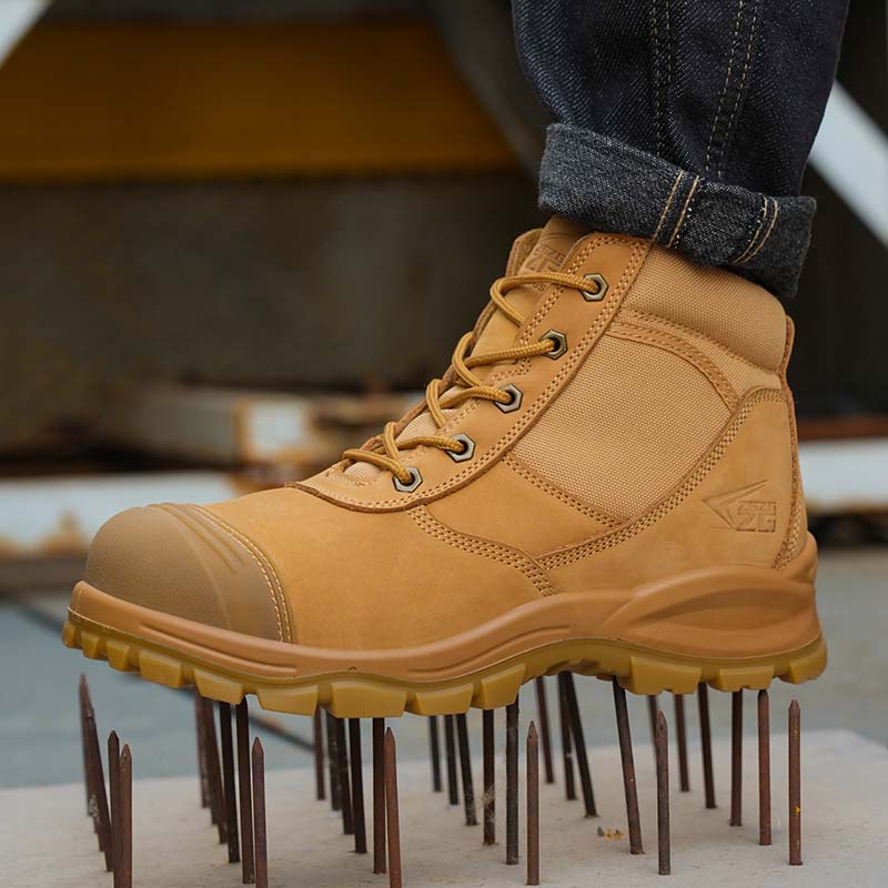 정품 가죽 남성용 부츠 안전화 파괴할 수 없는 작업화  - Work Boot Steel Toe 리뷰 및 가격