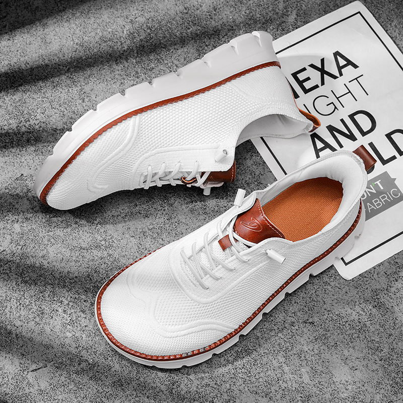 스타일리시 남성 와이드 박스 슈즈 맨발 신발 캐주얼 메 - Loafer Slip On Men 리뷰 및 가격