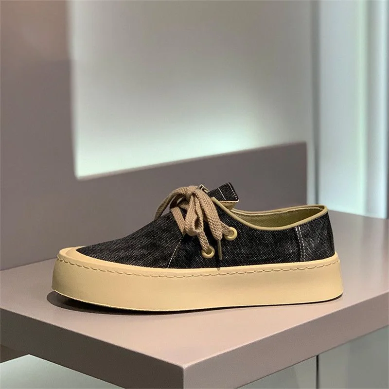 청키 라운드 토 스니커즈 한국 스타일 신발, 저렴한 남 - Men Shoes Offer 리뷰 및 가격