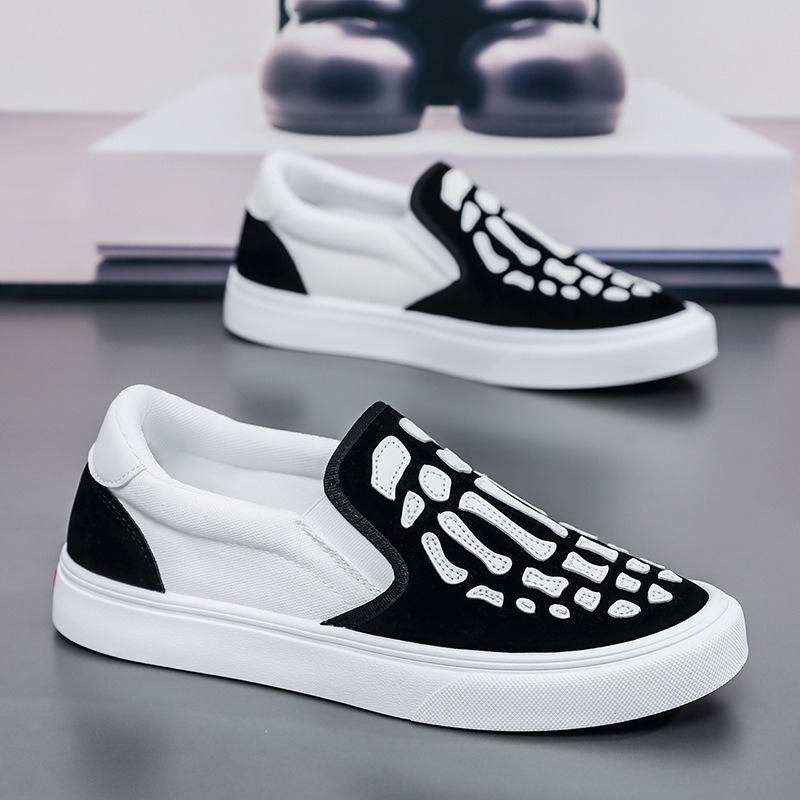 남성용 맞춤형 캔버스화, 플랫, 로퍼, 슬립온, 스케이 - Loafer Slip On Men 리뷰 및 가격
