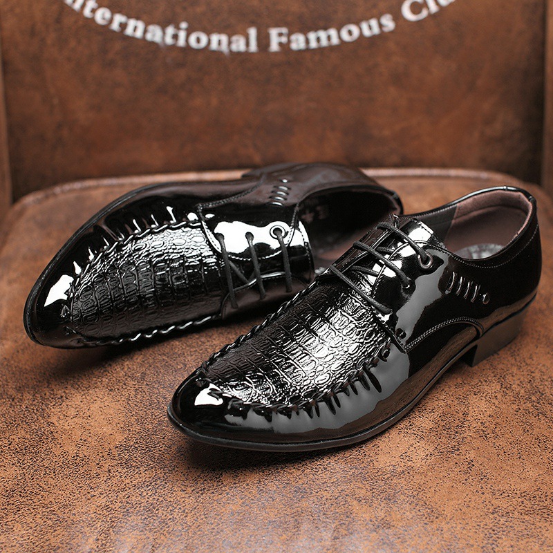 남성용 레이스업 가죽 신발, 웨딩 파티 신발, 비즈니스 - Oxford Brogue Leather 리뷰 및 가격