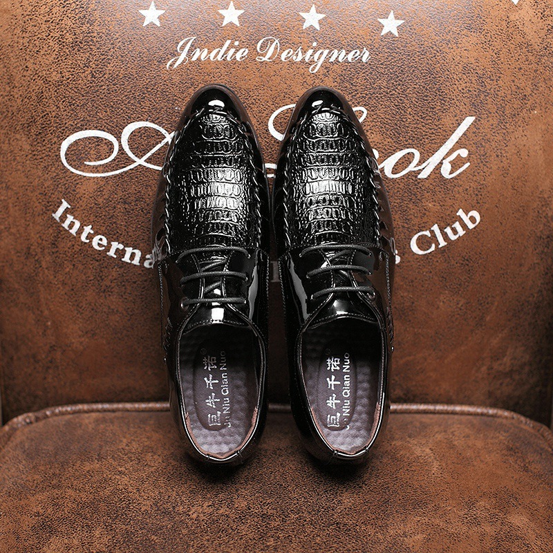 남성용 레이스업 가죽 신발, 웨딩 파티 신발, 비즈니스 - Oxford Brogue Leather 리뷰 및 가격
