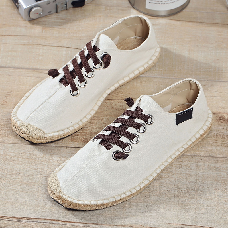 봄 여름 천 신발 멋진 스트리트 스타일 플랫 남성 캐주 - Loafer Slip On Men 리뷰 및 가격
