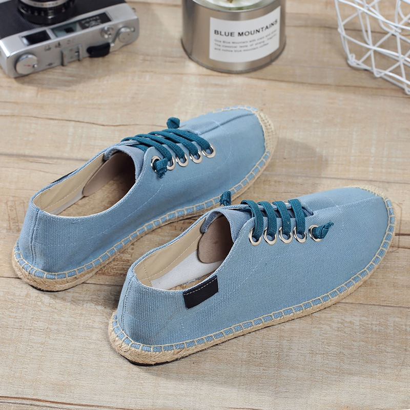 봄 여름 천 신발 멋진 스트리트 스타일 플랫 남성 캐주 - Loafer Slip On Men 리뷰 및 가격