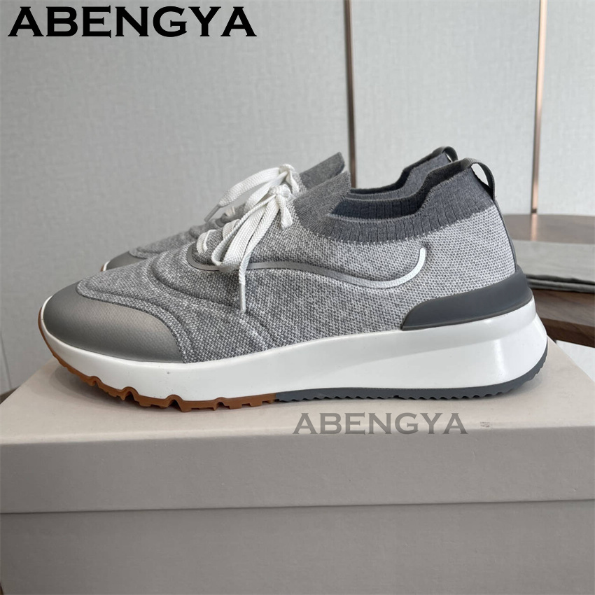 남성용 새로운 멀티 컬러 니트 로퍼 신발 라운드 발가락 - Loafer Slip On Men 리뷰 및 가격